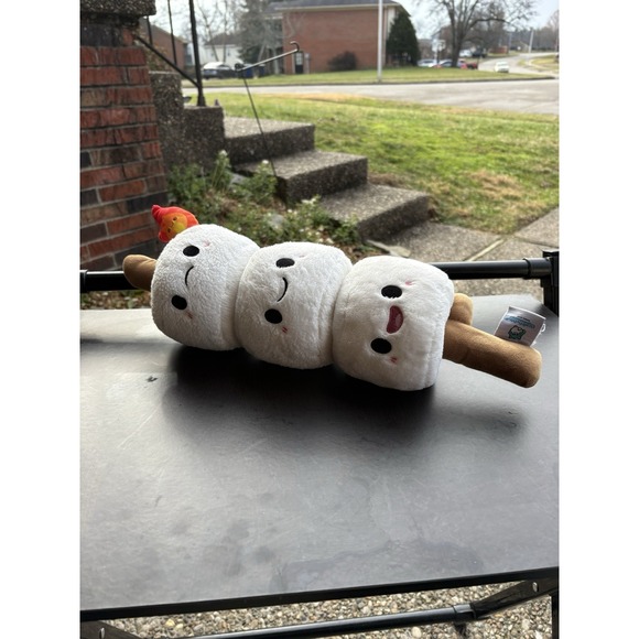 S'mores Marshmallow Removable Plush – Christmas Campfire Plush - Picture 2 of 8